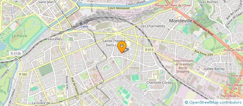 localisation de l'entreprise SAINT CHRISTOPHE  CAEN