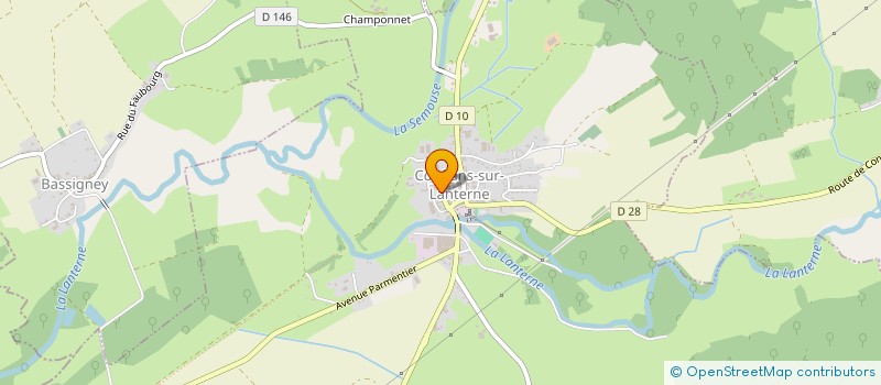 localisation de l'entreprise SAINT-CHRISTOPHE  CONFLANS-SUR-LANTERNE