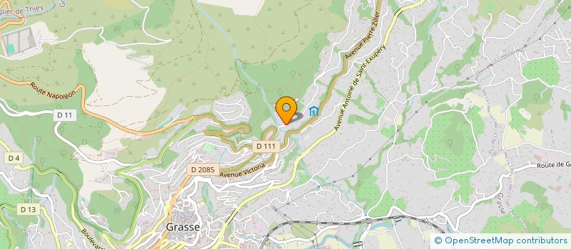 localisation de l'entreprise SAINT CHRISTOPHE  GRASSE