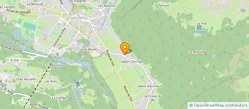 localisation de l'entreprise SAINT-CHRISTOPHE  SAMOENS