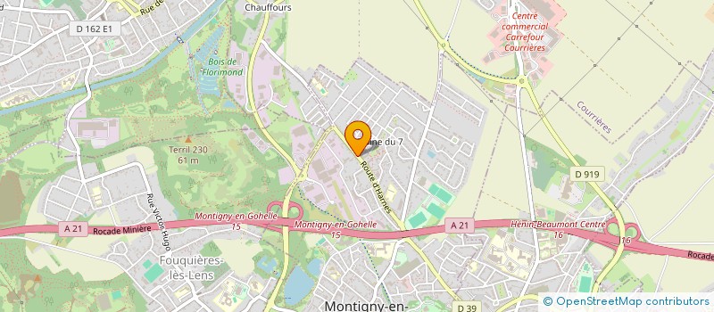 localisation de l'entreprise SAINT CHRISTOPHE AUTOMOBILES  MONTIGNY-EN-GOHELLE