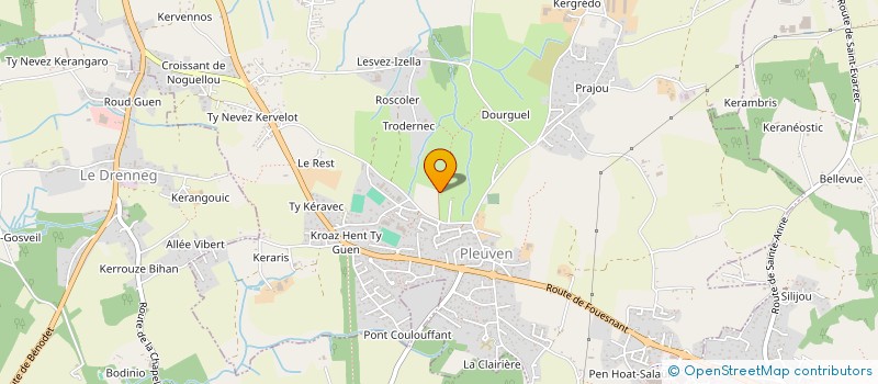 localisation de l'entreprise SAINT-CHRISTOPHE I  PLEUVEN