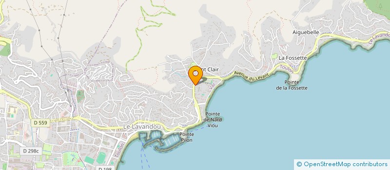 localisation de l'entreprise SAINT- CLAIR à LE LAVANDOU