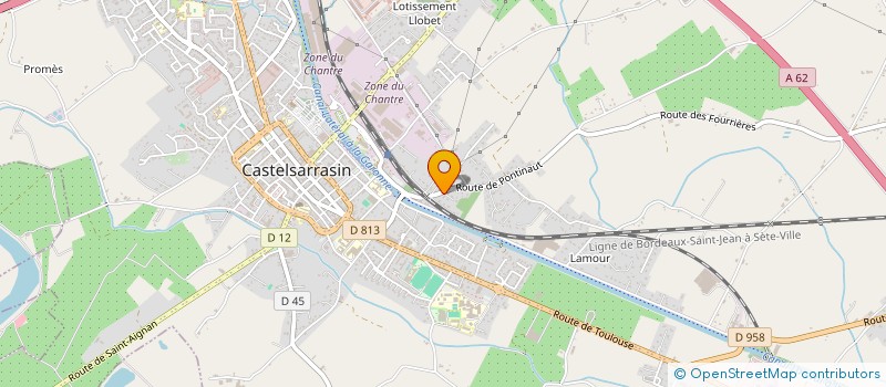 localisation de l'entreprise SAINT CLAIR  CASTELSARRASIN