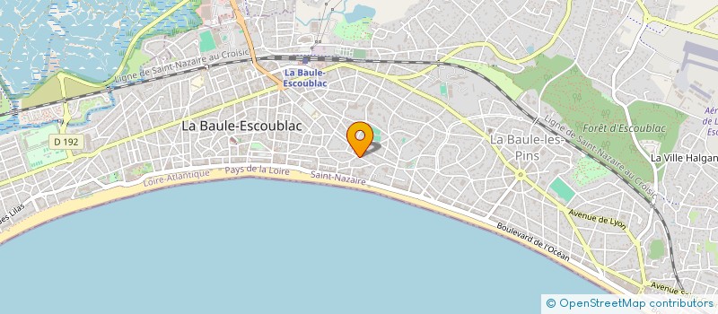 localisation de l'entreprise SAINT CLAIR ADVISORY à LA BAULE-ESCOUBLAC