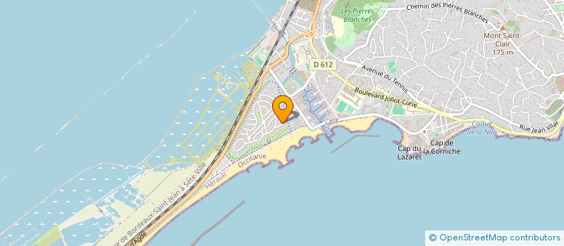 localisation de l'entreprise SAINT CLAIR INVESTISSEMENTS à SETE