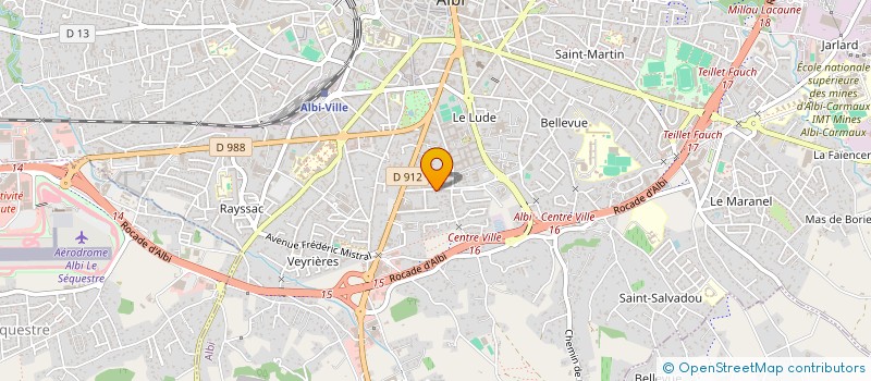 localisation de l'entreprise SAINT CLAIR SERVICES à ALBI