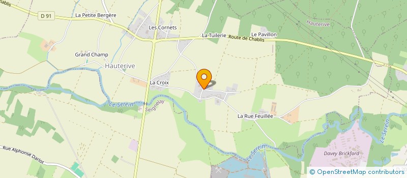 localisation de l'entreprise SAINT CLAUDE à HAUTERIVE