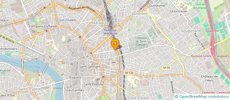 localisation de l'entreprise SAINT CLAUDE à TOULOUSE