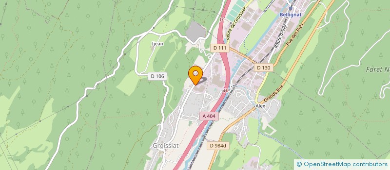 localisation de l'entreprise SAINT CLAUDE BRICOLAGE  GROISSIAT