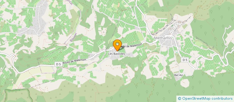 localisation de l'entreprise SAINT CLEMENT  METHAMIS