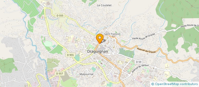 localisation de l'entreprise SAINT CLOUD  DRAGUIGNAN