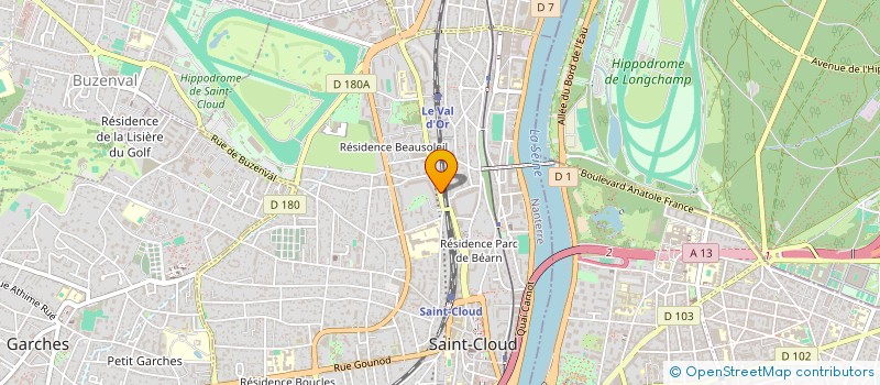 localisation de l'entreprise SAINT CLOUD SOURIRES à SAINT-CLOUD