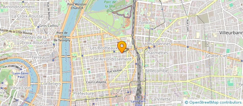 localisation de l'entreprise SAINT COCHON à LYON 6EME