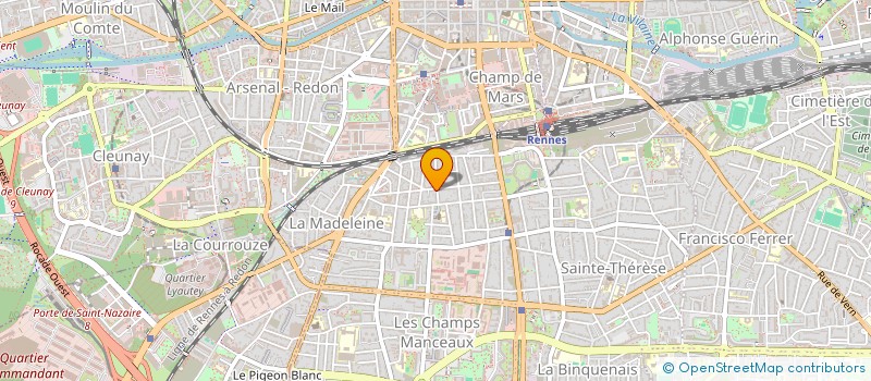 localisation de l'entreprise SAINT COCHON à RENNES