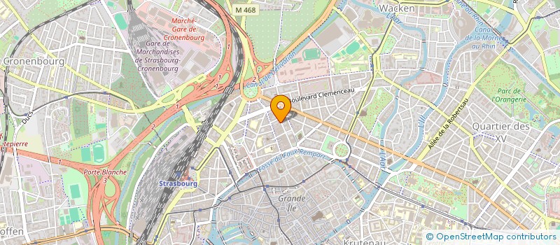 localisation de l'entreprise SAINT-COME  STRASBOURG