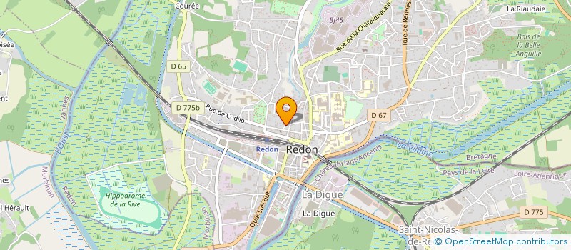 localisation de l'entreprise SAINT-CONWOION EN PAYS DE REDON  REDON