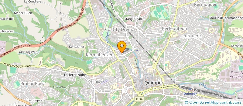 localisation de l'entreprise SAINT CORENTIN IMMOBILIER à QUIMPER