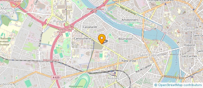 localisation de l'entreprise SAINT CRIQ AUTOMOBILE  TOULOUSE