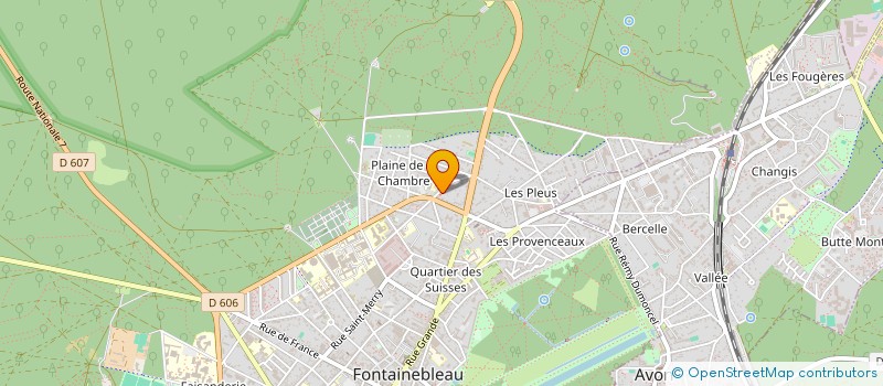 localisation de l'entreprise SAINT CYP MJ2L  FONTAINEBLEAU