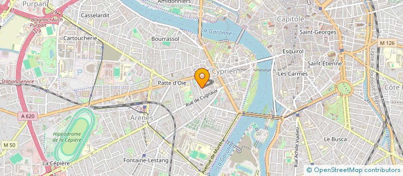 localisation de l'entreprise SAINT CYPR QUARTIER LIBRE à TOULOUSE