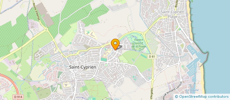 localisation de l'entreprise SAINT-CYPRIEN PENTATHLON MODERNE  SAINT-CYPRIEN