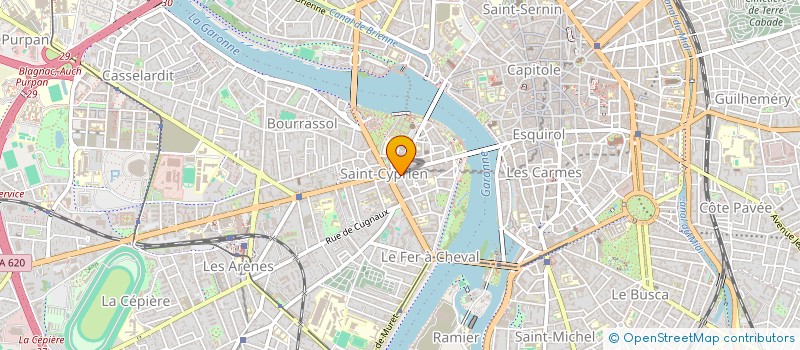 localisation de l'entreprise SAINT CYPRIEN PRESSEC à TOULOUSE