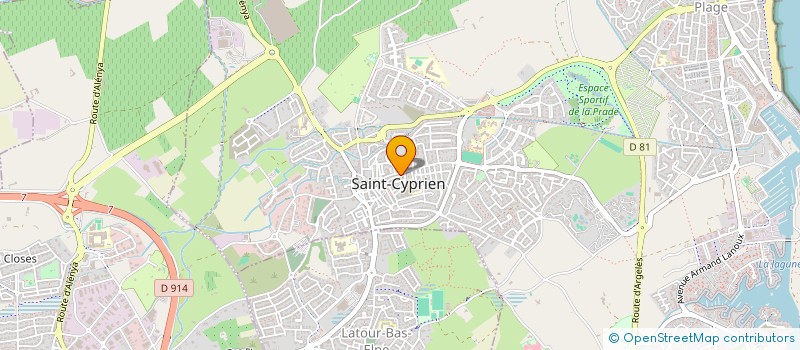 localisation de l'entreprise SAINT CYPRIEN VOUS ACCUEILLE  SAINT-CYPRIEN