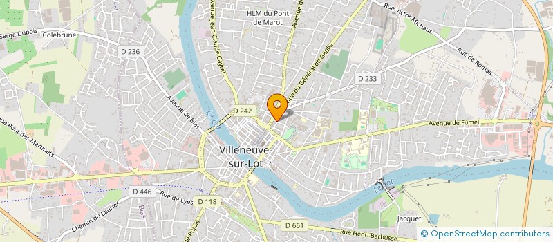 localisation de l'entreprise SAINT-CYR 22  VILLENEUVE SUR LOT