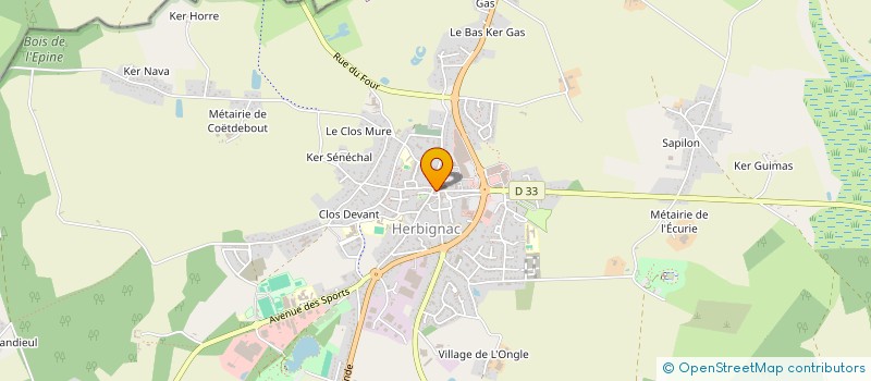 localisation de l'entreprise SAINT CYR BASKET HERBIGNAC à HERBIGNAC