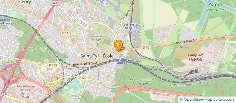localisation de l'entreprise SAINT CYR GLASS à SAINT-CYR-L'ECOLE