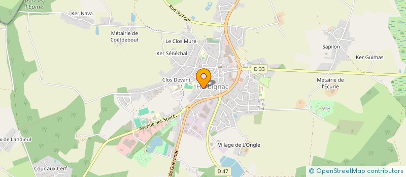 localisation de l'entreprise SAINT CYR HERBIGNAC à HERBIGNAC