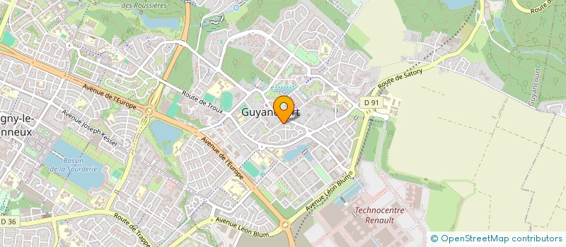 localisation de l'entreprise SAINT CYR L ECOLE CLOS DE LA FONTAINE  GUYANCOURT