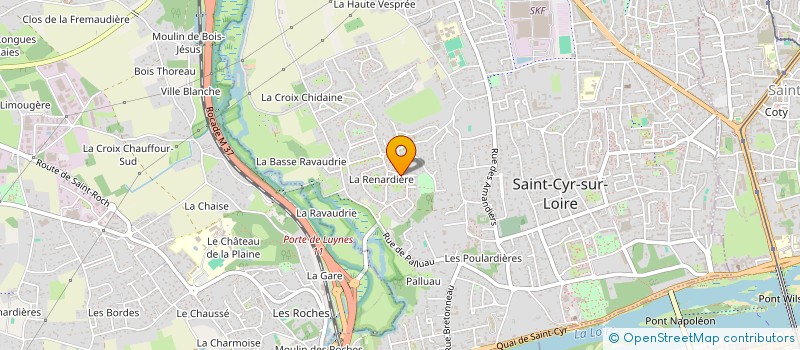 localisation de l'entreprise SAINT CYR MELODIE  SAINT-CYR-SUR-LOIRE