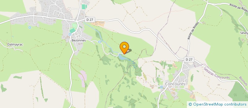 localisation de l'entreprise SAINT CYRICE  RODELLE