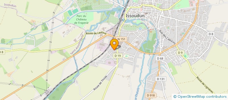 localisation de l'entreprise SAINT CYRIENNE ISSOUDUN à ISSOUDUN