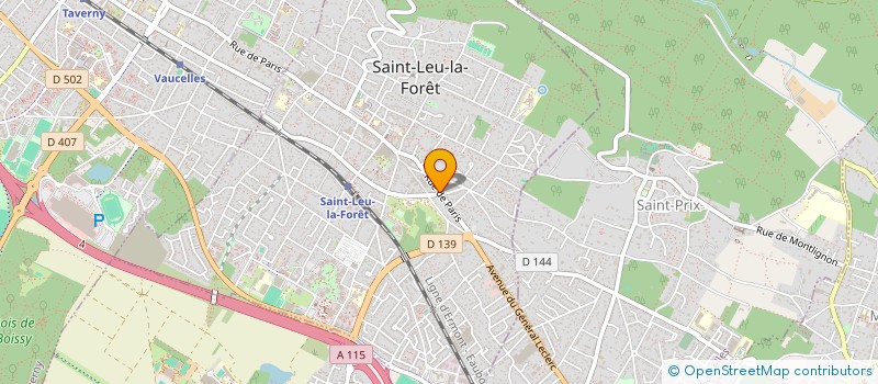 localisation de l'entreprise SAINT CYRIL  SAINT-LEU-LA-FORET