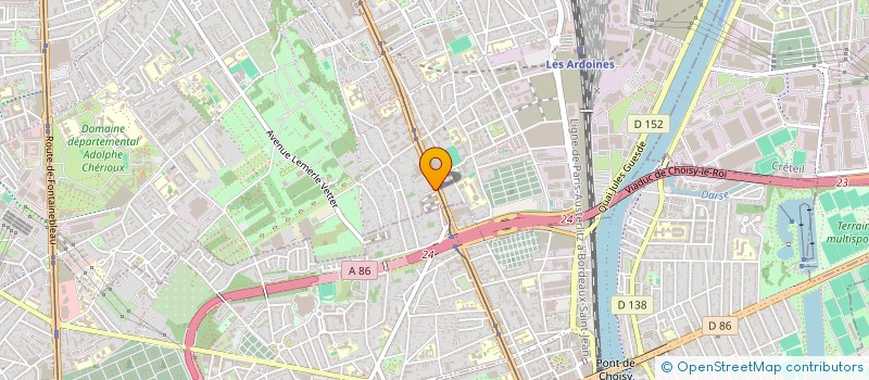 localisation de l'entreprise SAINT CYRILLE à VITRY-SUR-SEINE