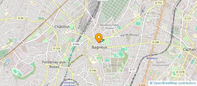 localisation de l'entreprise SAINT DEK à BAGNEUX
