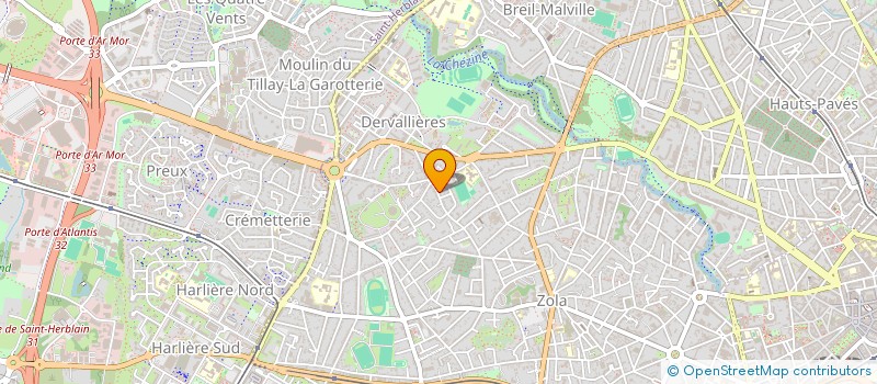 localisation de l'entreprise SAINT DENIS à NANTES
