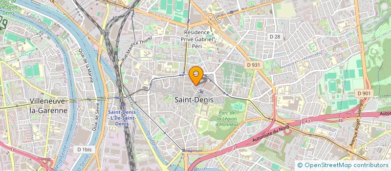 localisation de l'entreprise SAINT DENIS COMMUNICATION à SAINT-DENIS