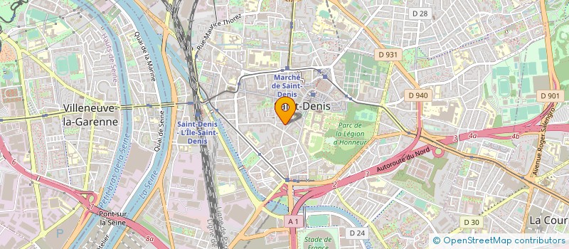 localisation de l'entreprise SAINT DENIS IMMOBILIER à SAINT-DENIS