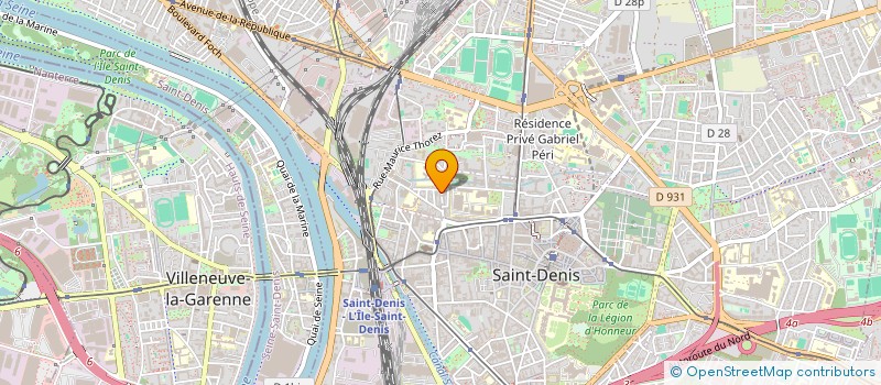 localisation de l'entreprise SAINT DENIS SECURITE PRIVEE  SAINT-DENIS