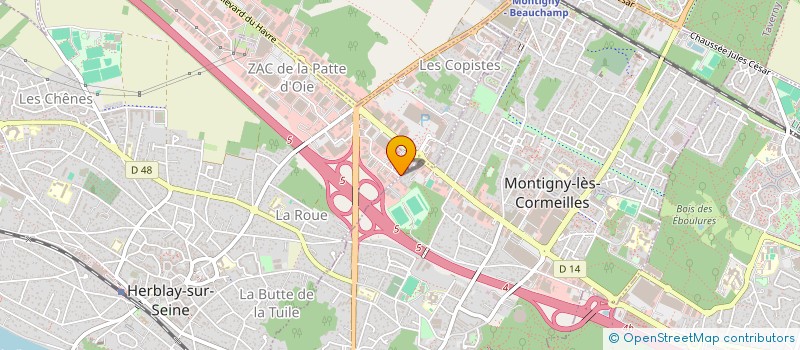 localisation de l'entreprise SAINT DENIS SPORT à SAINT-DENIS