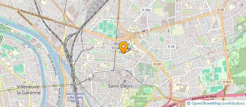 localisation de l'entreprise SAINT DENIS TRANSPORTS à SAINT-DENIS