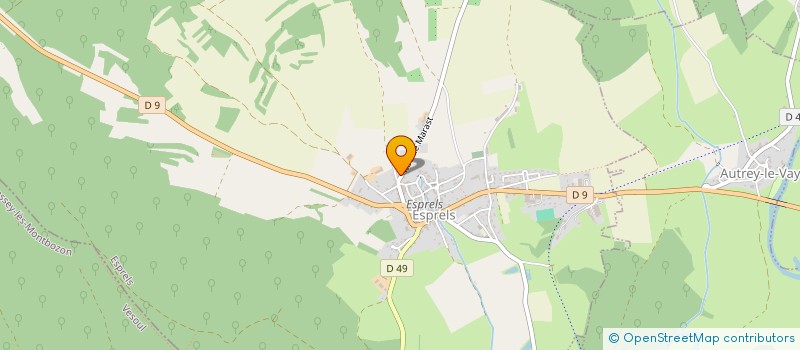 localisation de l'entreprise SAINT DESLE  ESPRELS