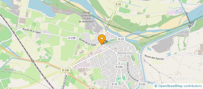 localisation de l'entreprise SAINT DIAMANT RECORD  MALLEMORT