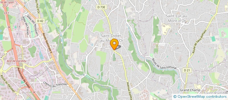 localisation de l'entreprise SAINT DIDIER CENTRE  SAINT-DIDIER-AU-MONT-D'OR