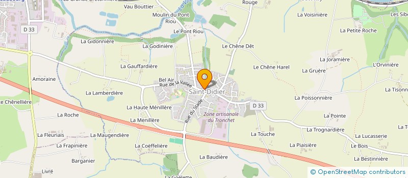 localisation de l'entreprise SAINT DIDIER TENNIS DE TABLE  SAINT-DIDIER