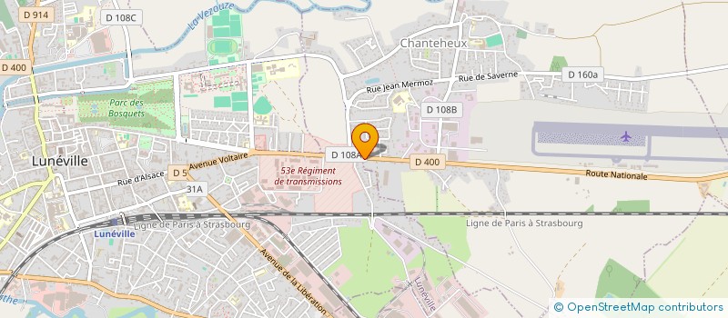 localisation de l'entreprise SAINT DIZIER  CHANTEHEUX